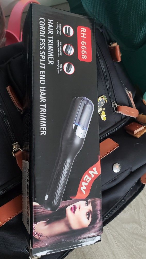 Cordless Split End Hair Trimmer RH-6668 With Type-C Charging Port (Black Color) - new