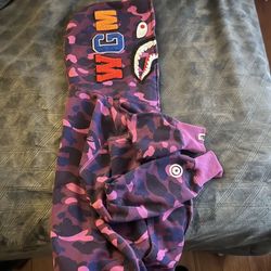 Bape zip up 