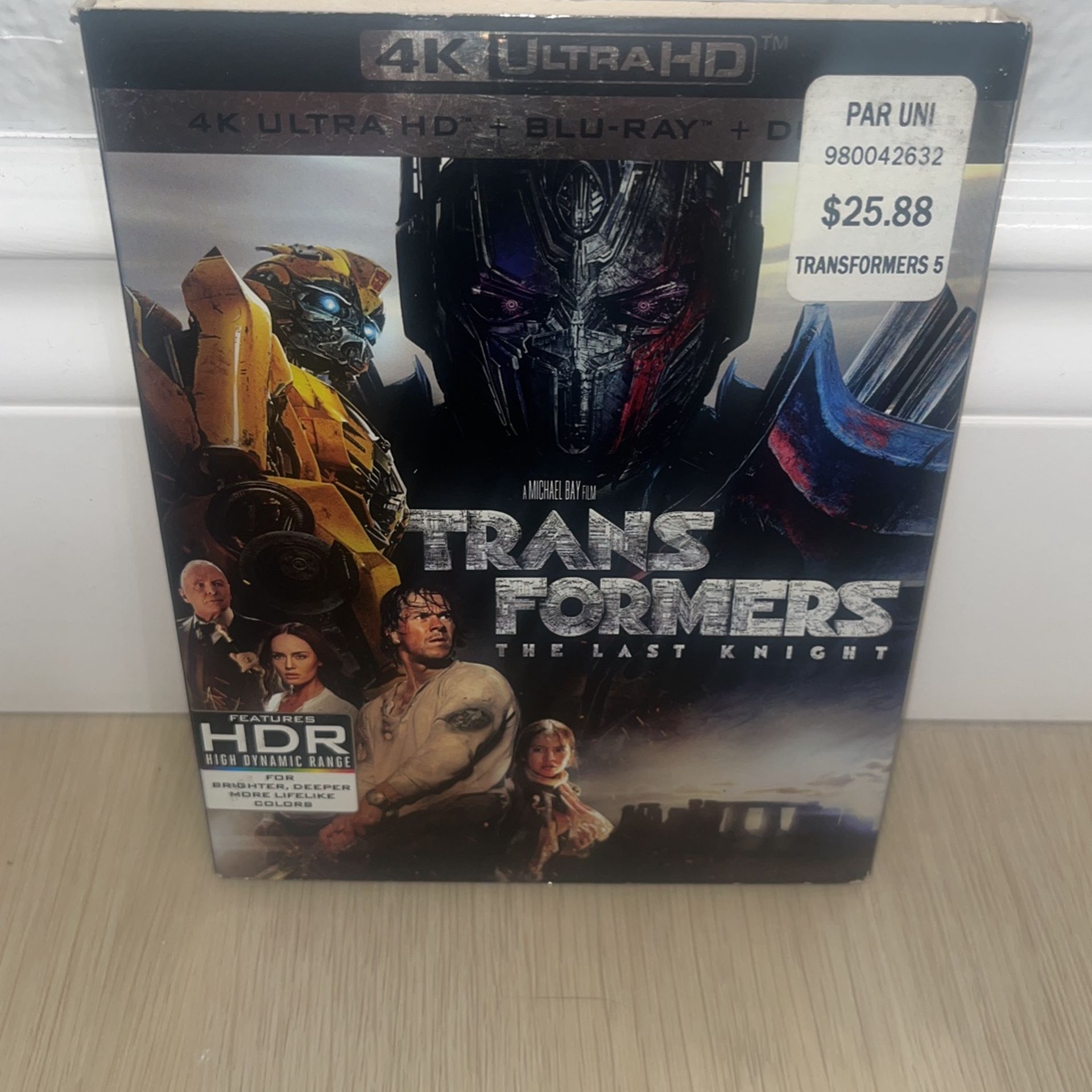 Transformers The Last Knight 4K Ultra Blu-ray