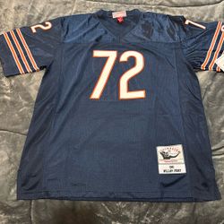 Chicago Bears William Refrigerator Perry #72 Blue Jersey Size XL