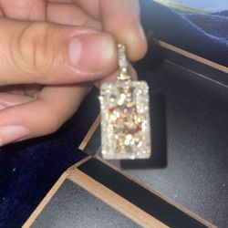 10kt diamond pendant 