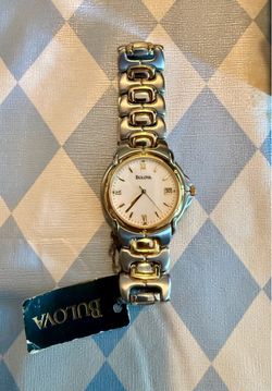 Bulova Quartz Two Tone Wristwatch