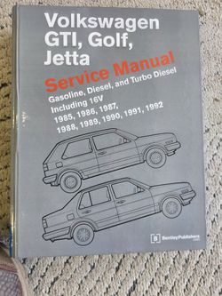 Volkswagen GTI, Golf, Jetta Service Manual