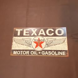 Brand New Texaco Home Decor Sign 