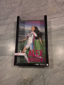 Alex Morgan Barbie doll, new in box