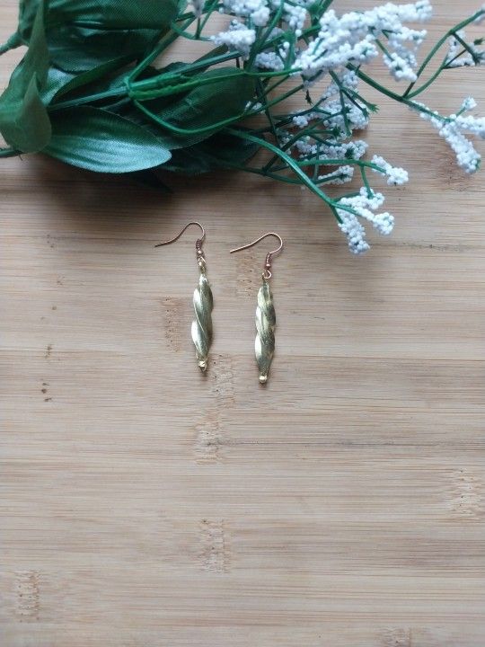 1PR African Twist Metal Earrings Set