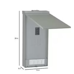 GE PowerMark Gold 200 Amp 8-Space 16-Circuit Outdoor Main Breaker Circuit Load Center Panel