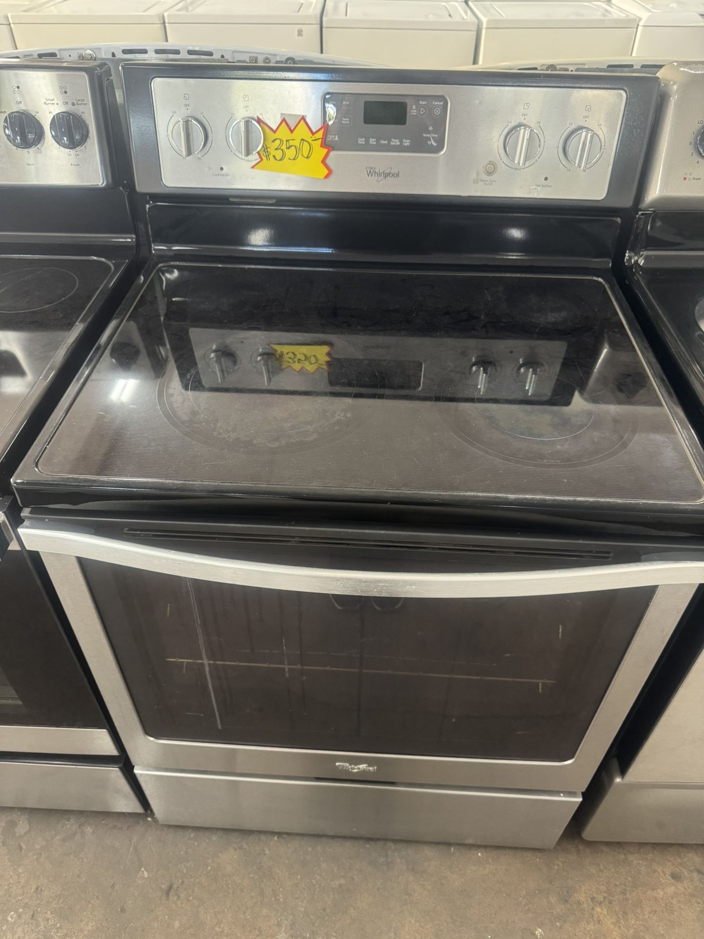 USED WHIRLPOOL ELECTRIC STOVE 