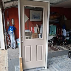 Puerta Para El Patio Con Marco Incluido  Avre Alado DERECHO  