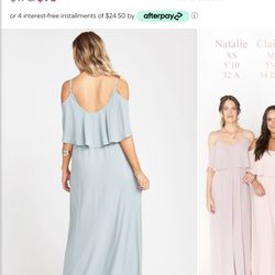 Show Me Your MuMu Bridesmaids Dress Size XL