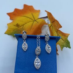 Marquee Zirconium Set 925 Silver