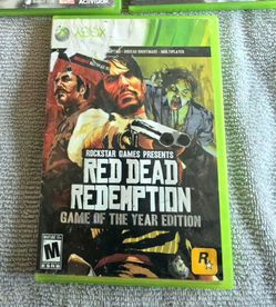 XBOX 360 GAME. 
Clean, disc has minimal signs of use .
 Red Dead Redemption (Game Of The Year Edition).
Pick up YUCAIPA. No Shipping Available