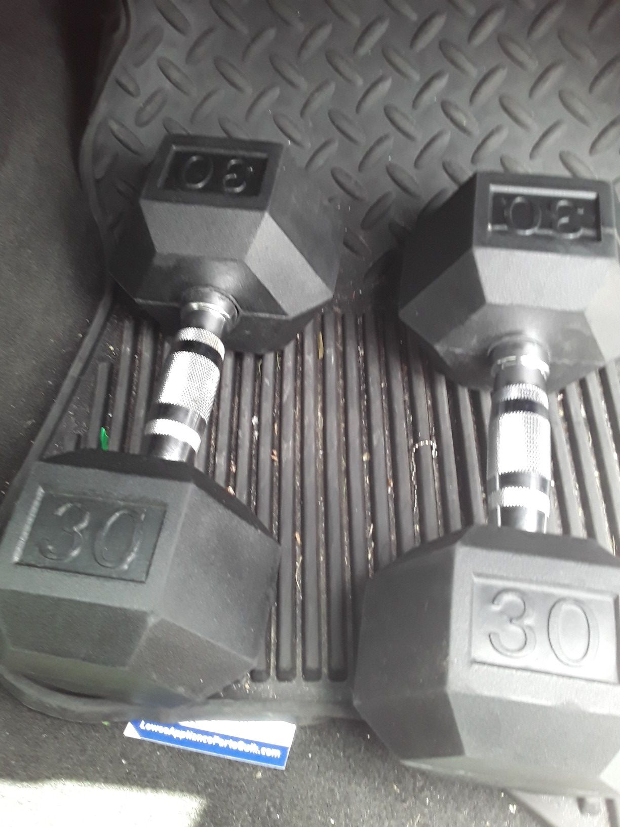 30lb lb dumbbells brand new.