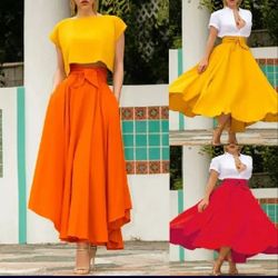 Long Skirt With Pockets 