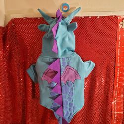 Pet Sweater Hoodie Dragon Medium. New.
