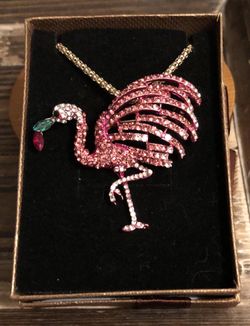 Flamingo Pendant Necklace