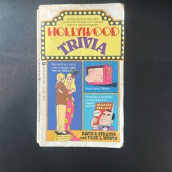 Hollywood Trivia - Vintage Book 