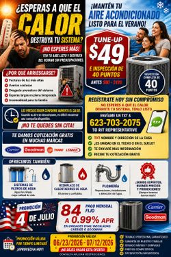 ¡Especial de Verano! Afinación de Aire Acondicionado por Solo $49 ❄️☀️