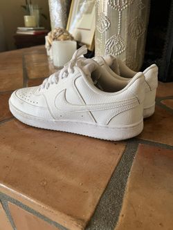 All White Nike Shoes - Women’s 10 / Men’s 8
