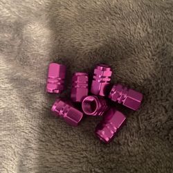 Purple Valve Caps 
