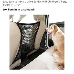 Dog Net Car Barrier