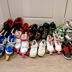 11 Pare De Patines De Diferentes Tipos y Números Todo Por $45 dls