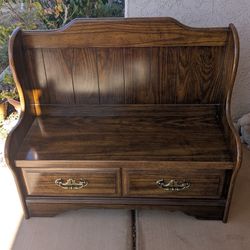 Entryway Bench With Storage