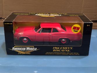 1966 Chevy Biscayne RED 1:18 Ertl American Muscle