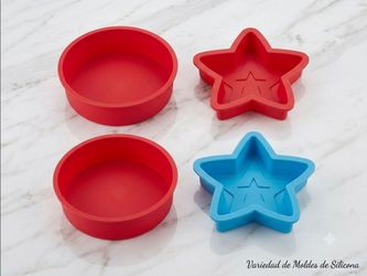 Set of 4 Silicone Baking Molds – $10