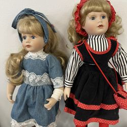Two Vintage Dolls 