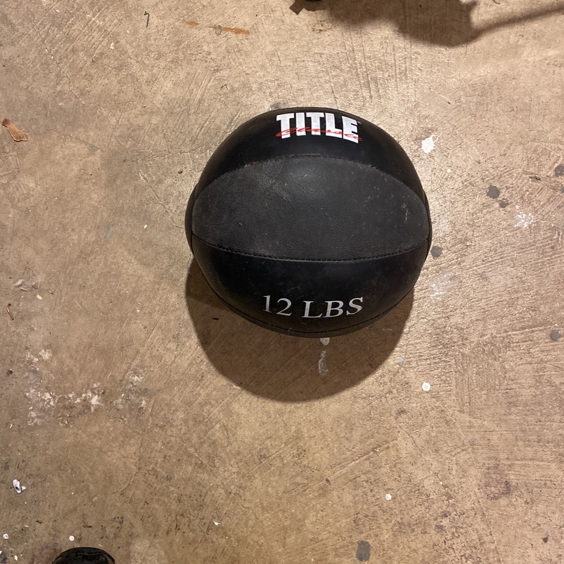 12 Pound medicine ball