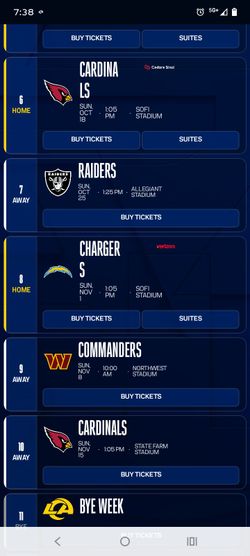 LA Rams tickets