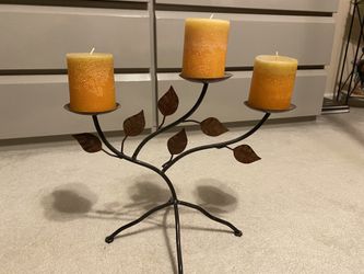 🕯Candleholder Display with Candles 🕯