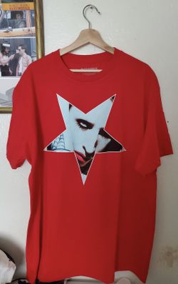 Pleasures Marilyn Manson lips tee
