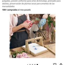 Happinit Kit de prensa de flores grandes, 6 capas de 11 x 7 pulgadas, presión uniforme para artes de bricolaje, prensado para adultos, preservación de