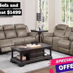 2 Pc Sofa And Loveseat 