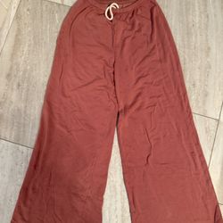 Aerie Ott Fleece Wide Leg Sweatpants 