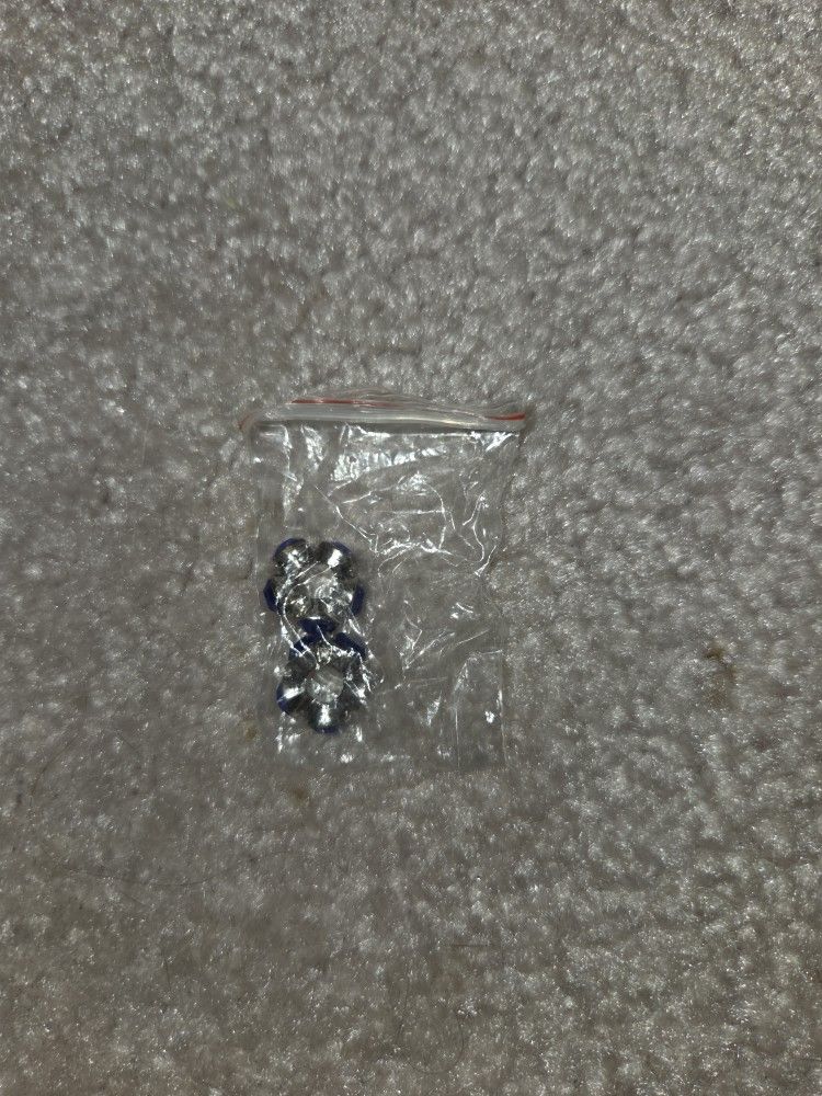 Silver And Blue Beads