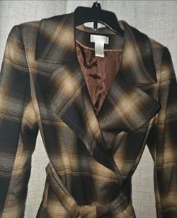 Worthington Collection Plaid Blazer Jacket