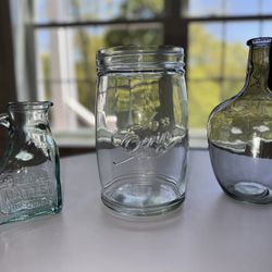 Assorted Glass Vases