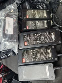 FLASH SALE: New Commercial LED Drivers, Mean Well Supplies & Cords - TAKE ALL