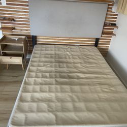 full size bed frame and box spring