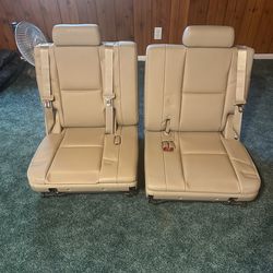 2012 Chevy Tahoe LTZ third row seat leather