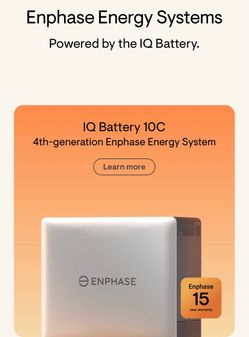 Enphase batteries