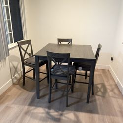 High Dining Room Table And Couch Barely Used 