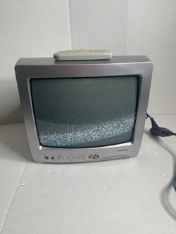 Toshiba 13A25 13” Retro Gaming CRT Tube Television W Remote RCA Inputs