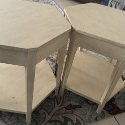 2 Wooden End Tables