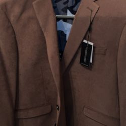 Kenneth Cole Brand New Suede Sport Coat