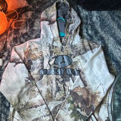 snow camo mossy oak hoodie
