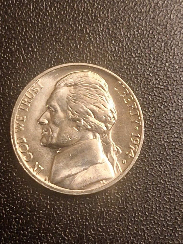 1974 Denver Jefferson Nickel